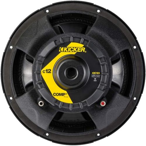  Kicker 43C124 12 300W 4-Ohm COMP Series Car Audio Sub Subwoofer C12