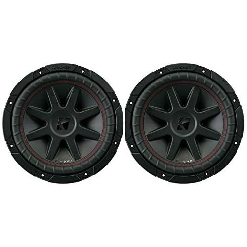  2) Kicker 700 Watt 10 Inch CompVR 2 Ohm Subwoofers | 43CVR102