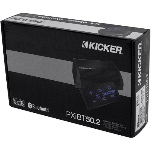  Kicker 40PXIBT502 2 Channel Portable Bluetooth Amplifier