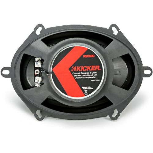  Kicker Speaker Bundle - Two Pairs of Kicker 6x8 Inch KS-Series Speakers 44KSC6804