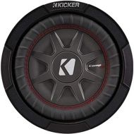 Kicker 8 Inch Dual 600 Watt CompRT 2 Ohm Shallow Slim Car Subwoofer | 43CWRT82