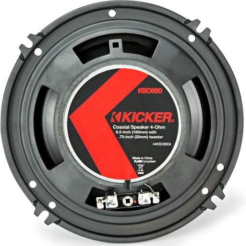  Kicker 44KSC6504 6.5 KS Series Coaxial Speaker Set