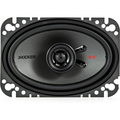  Kicker KSC4604 KSC460 4x6 Coax Speakers with .5 tweeters 4-Ohm