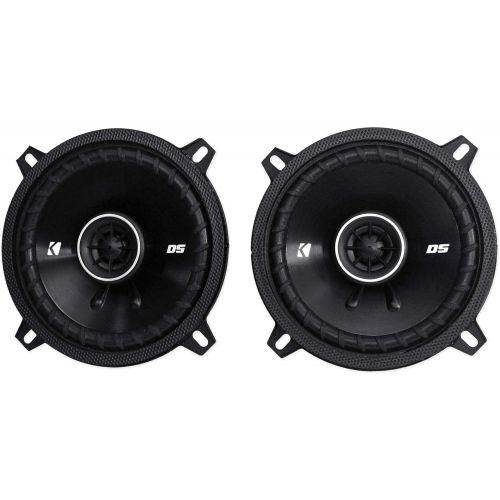  2 Kicker 43DSC504 D-Series 5.25 200W 2-Way 4-Ohm Car Audio Coaxial Speakers