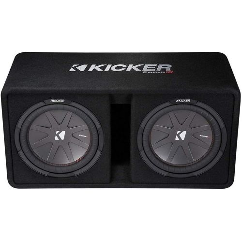  Kicker Dual 43DCWR122 12-Inch 2000W Loaded Subwoofer Enclosure