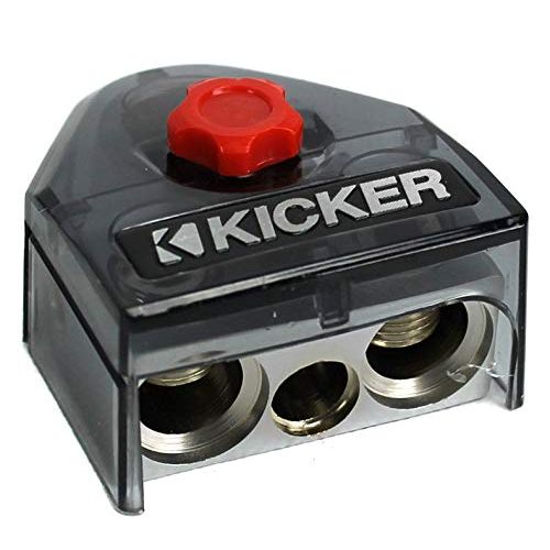  KICKER New BT4 PositiveNegative Power Battery Terminal 01-8 Ga Gauge 3 Out (4 Pack)