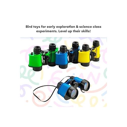  Kicko Pack of 12 Binoculars Toy for Kids - 3.5