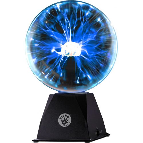  [아마존베스트]Kicko Blue Plasma Ball - 7 Inch - Nebula, Thunder Lightning, Plug-in - for Parties, Decorations, Prop, Kids, Bedroom, Home