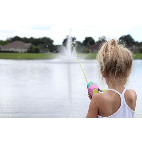  Kid Casters Youth Fishing Poles with Spincast Reels - Includes Casting Plug - Decorated with Paw Patrol, L.O.L. Surprise!, PJ Masks, My Little Pony & More!