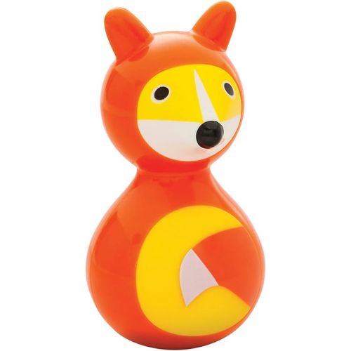  Kid O Wobbles Fox - Action Animal Toy Figure, Forest Theme, Multi-Colored Plastic, 12+ Months