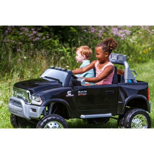  Kid Trax Ram 3500 Dually 12V Battery Powered Ride-On, Black