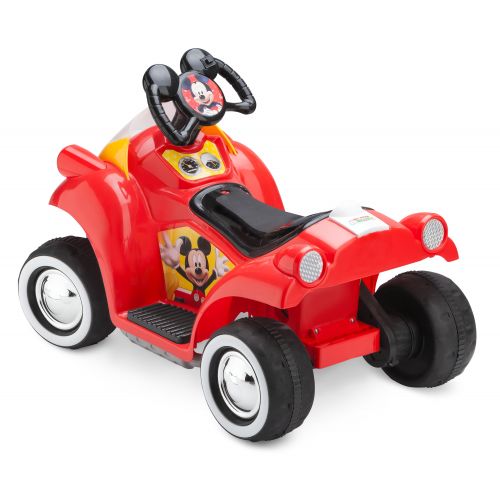  Kid Trax Disney Mickey Mouse Hot Rod Quad 6V Battery-Powered Ride-On