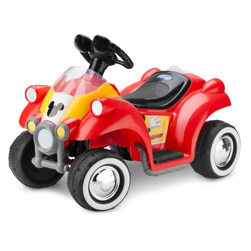  Kid Trax Disney Mickey Mouse Hot Rod Quad 6V Battery-Powered Ride-On