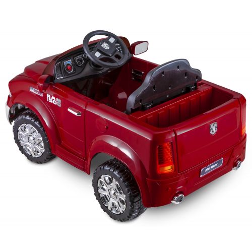  Kid Trax Dodge Ram 1500 6V Ride-On, Red