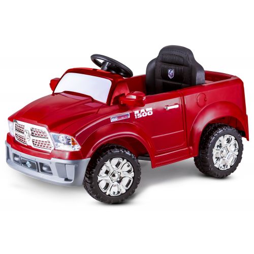  Kid Trax Dodge Ram 1500 6V Ride-On, Red