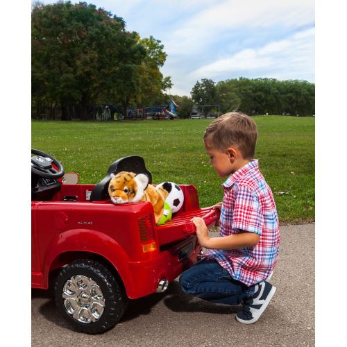  Kid Trax Dodge Ram 1500 6V Ride-On, Red