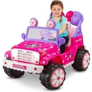 Minnie Mouse 6V Battery Powered Ride-On Toy for Kids 3-5, Flower Power 4x4 Design, Up to 60 lbs
