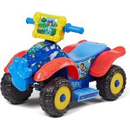 Kid Trax Blues Clues & You! Skidoo Toddler Electric Quad Ride On Toy, 6 Volt, Kids 1.5-2.5 Years Old, Max Rider Weight 44 lbs, Blue,Blue/Red