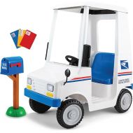 Kid Trax 6V USPS Mail Truck Ride-On Toy for Kids, Ages 3-5, Max Weight 60 lb, Includes Mailbox, Play Envelopes, Working Headlights/Horn, FM Radio/MP3 Input, Mail Truck, Kids Mail Truck, Kids Carrier