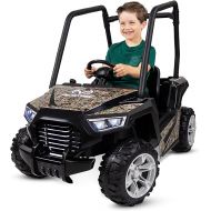 Kid Trax 6V Realtree Whipsaw Kids UTV Ride On Toy, Electric Cars for Kids Ages 3-5 Up to 60 lbs, FM Radio, LED Lights, Horn and Engine Sounds, MP3 Input, Battery Powered Car, Outdoor Toy, Camo
