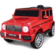 Kid Trax Electric Kids Luxury Mercedes Benz AMG G63 Car Ride-On Toy, 6 Volt Battery, Remote Control, Ages 3-5 Years, Red