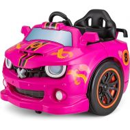 Kid Trax Dizzy Racers Child Ride On Car, 2-5 Years Old, Max Rider Weight 66lbs, 6 Volt Rechargeable, 360 Spin, Battery Powered car, Child Electric Toy, Pink