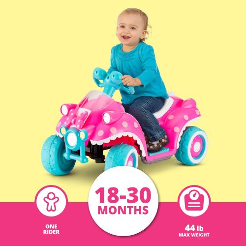  Kid Trax Ride-On Quad, Battery-Powered Toy, 6V