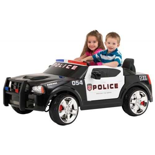  Kid Trax Charger Police Car 12V Battery-Powered Ride-On Toy