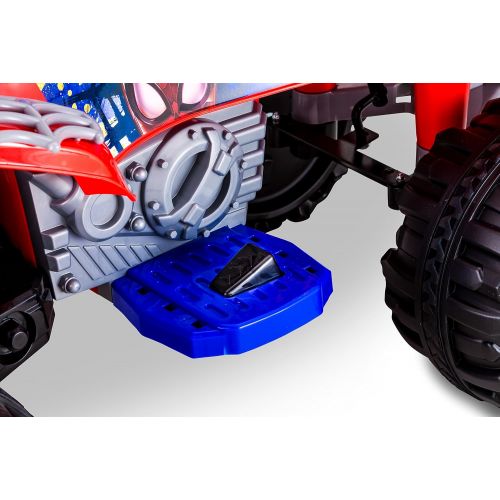  Kid Trax Spiderman Power ATV 12V Electric Ride On, Red