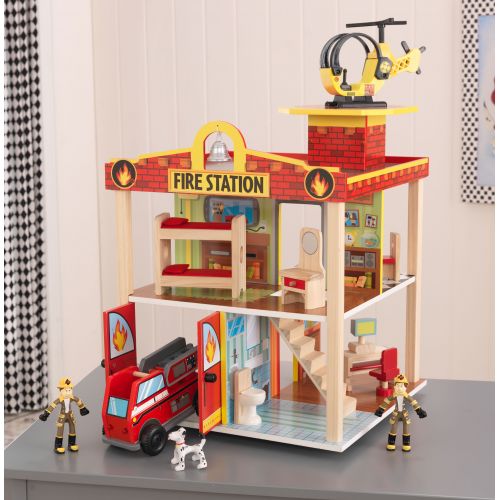 키드크래프트 KidKraft Fire Station Set