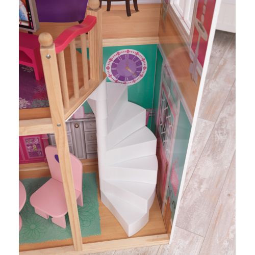 키드크래프트 KidKraft 18-Inch Dollhouse Doll Manor with 12 accessories included