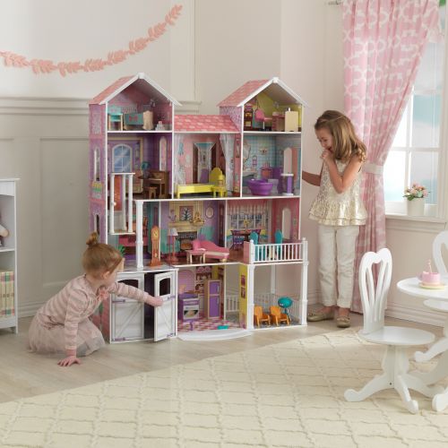 키드크래프트 KidKraft Country Estate Dollhouse with 31 Accessories
