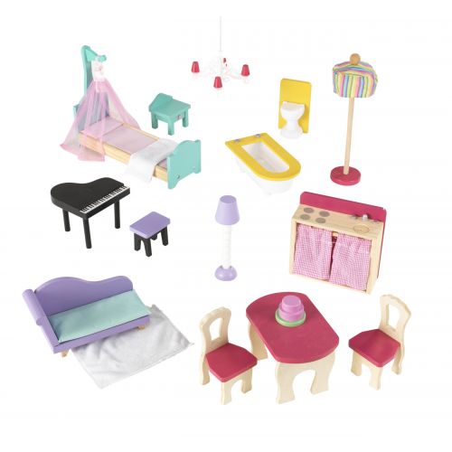 키드크래프트 KidKraft Annabelle Dollhouse with 17 Accessories