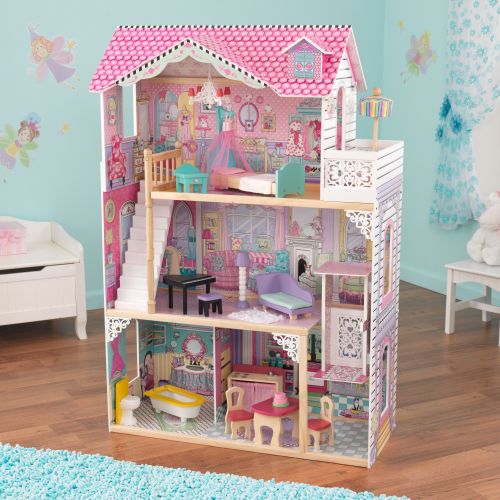 키드크래프트 KidKraft Annabelle Dollhouse with 17 Accessories