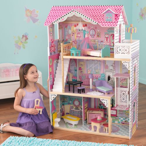 키드크래프트 KidKraft Annabelle Dollhouse with 17 Accessories