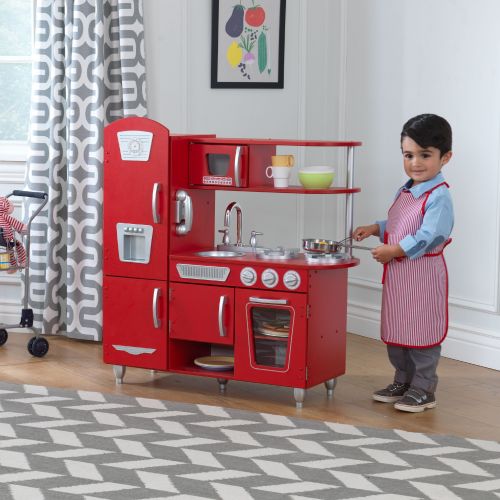 키드크래프트 KidKraft Vintage Play Kitchen - Red