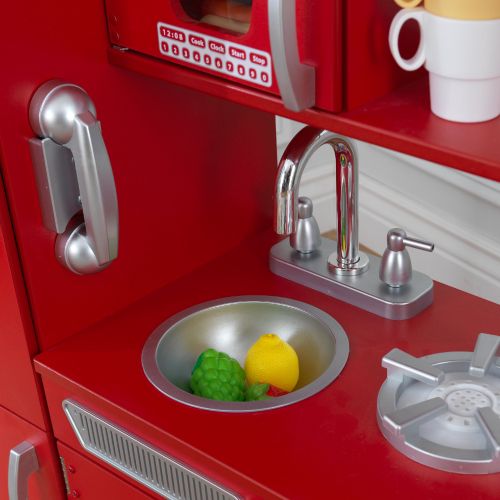 키드크래프트 KidKraft Vintage Play Kitchen - Red