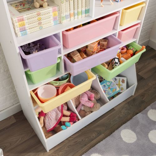 키드크래프트 KidKraft Wall Storage Unit - White