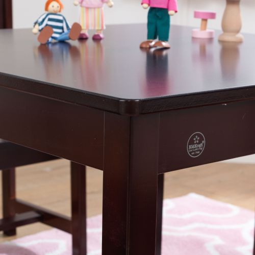 키드크래프트 KidKraft Farmhouse Table and 4 Chairs Set, Multiple Colors