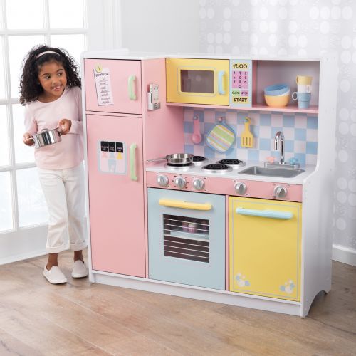 키드크래프트 Harringdons KidKraft Uptown Pastel Kitchen Playset