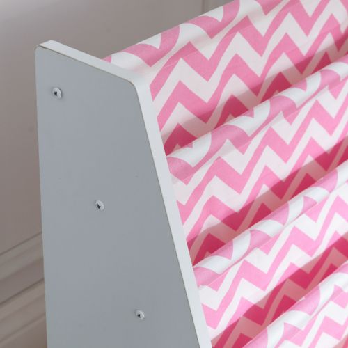 키드크래프트 KidKraft Sling Bookshelf - Pink & White