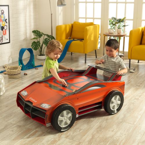 키드크래프트 KidKraft Speedway Play N Store Activity Table