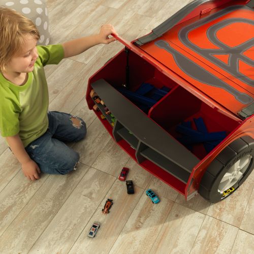 키드크래프트 KidKraft Speedway Play N Store Activity Table