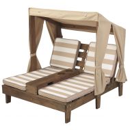 KidKraft Double Chaise Lounge with Cup Holders