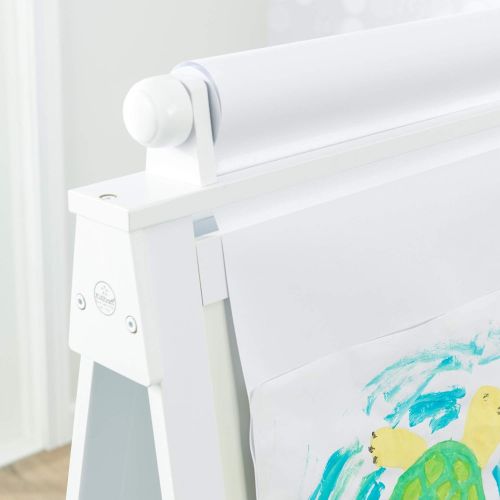 키드크래프트 KidKraft Deluxe Wood Easel, White