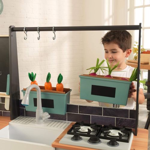 키드크래프트 KidKraft Farm to Table Play Kitchen Set, Large, Multicolor