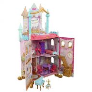 KidKraft Disney Princess Dance & Dream Wooden Dollhouse, Over 4-Feet Tall with Sounds, Spinning Dance Floor and 20 Play Pieces, Gift for Ages 3+