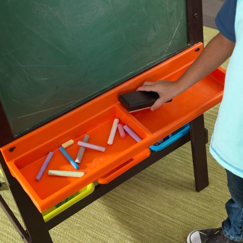 키드크래프트 [아마존베스트]KidKraft 62043.0 Storage Easel - Espresso Novelty