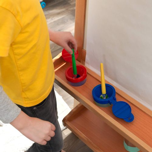 키드크래프트 [아마존베스트]KidKraft Deluxe Wood Easel-Natural