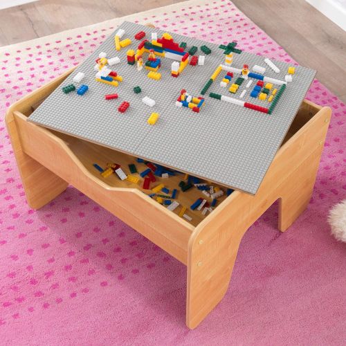 키드크래프트 [아마존베스트]KidKraft 2-in-1 Activity Table with Board, Gray/Natural